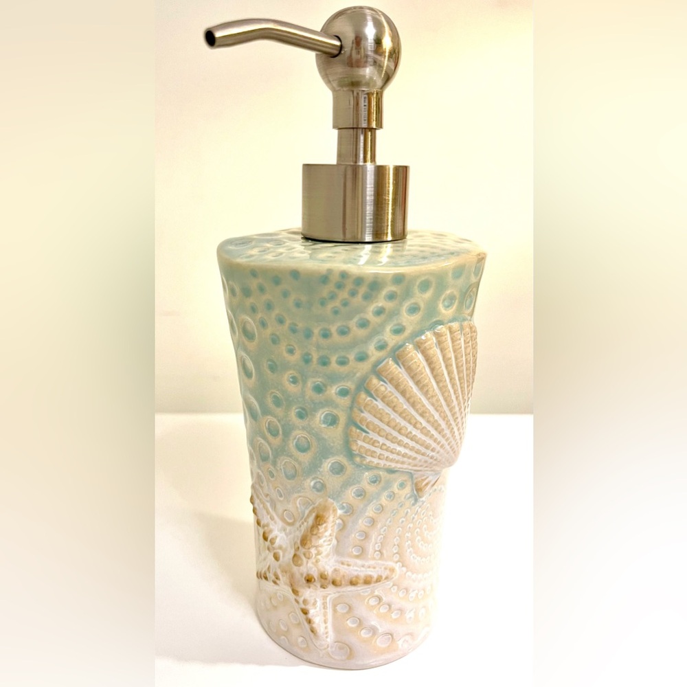 Coastal Collection Brushed Nickel/Ceramic Dispenser